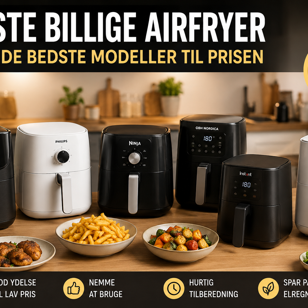 Bedste billige airfryer i 2026: De bedste modeller til prisen