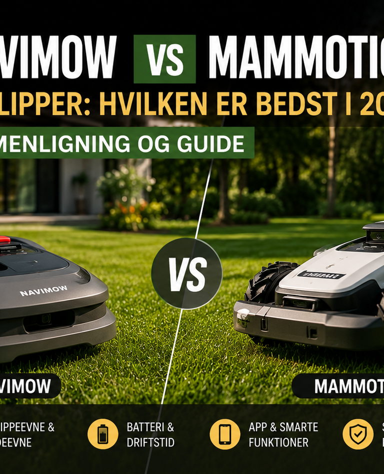 Segway Navimow vs Mammotion Robotplæneklipper: Hvilken er bedst i 2026?