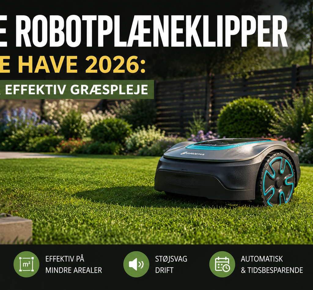 Bedste Robotplæneklipper til Lille Have 2026: Kompakt & Effektiv Græspleje